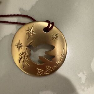 David Yurman Gold Dove Ornament with Stars